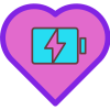 battery inside a heart
